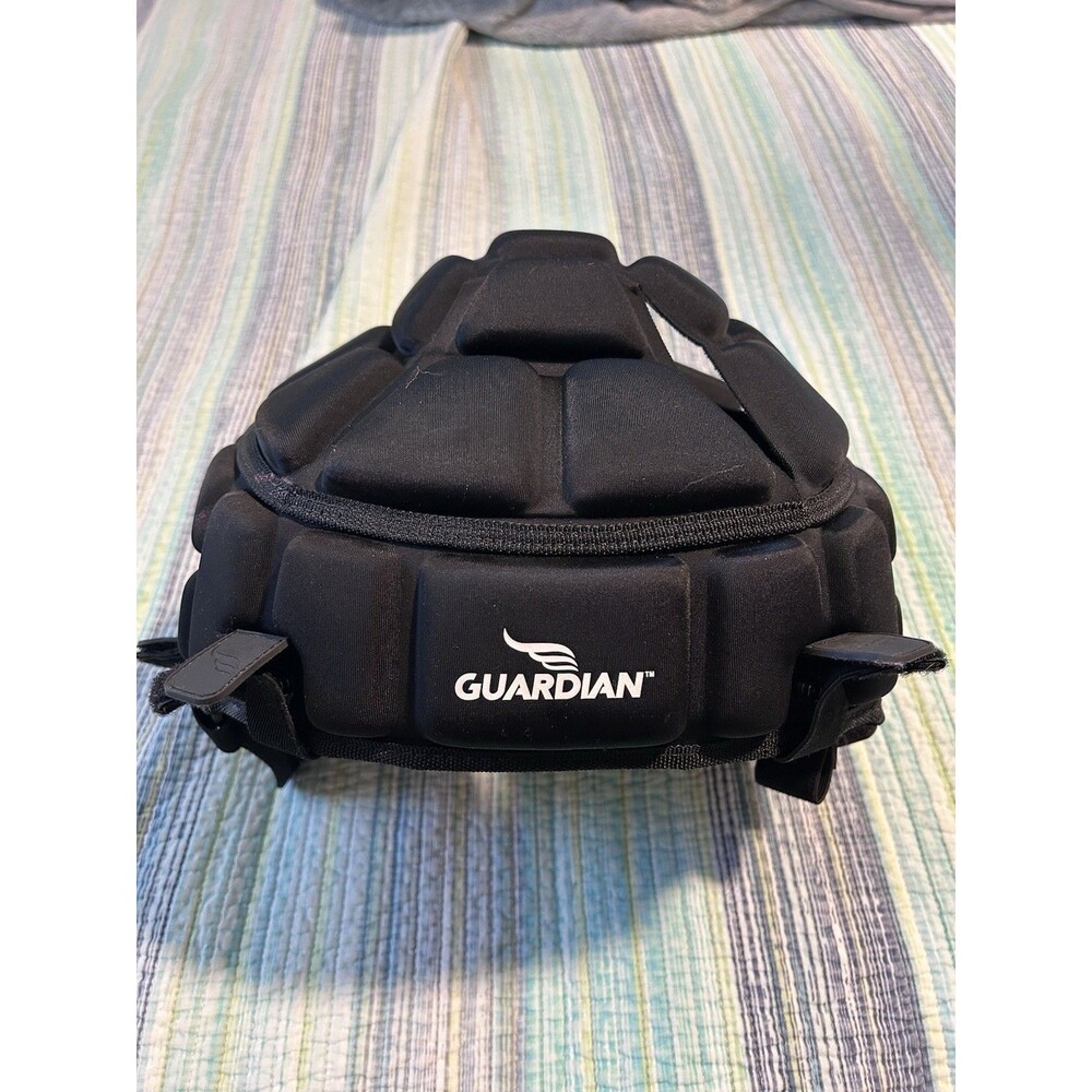 Guardian Cap - Soft-Shell Helmet Cover for Football and Lacrosse, Black